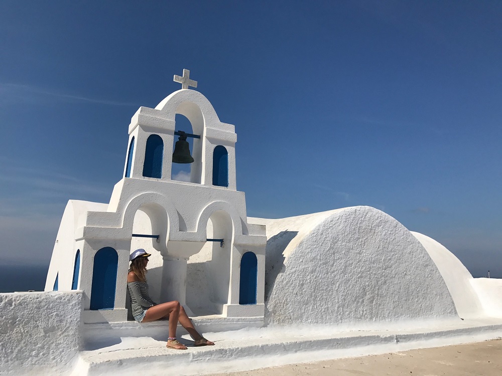 Patrizia Pepe: viaggio a Santorini