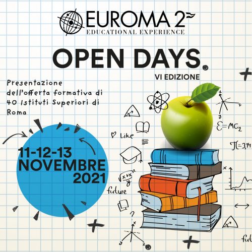 Evento Da domani al via la VI EDZIONE degli OPEN DAYS di EUROMA2