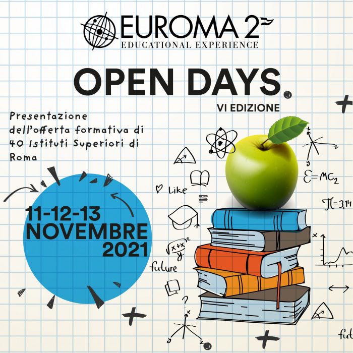 Da domani al via la VI EDZIONE degli OPEN DAYS di EUROMA2